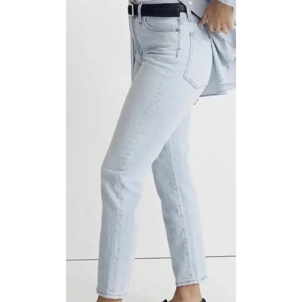 Madewell Curvy Perfect Vintage Jeans 29 Light Wash High Rise Straight